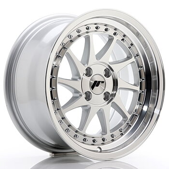 16" JR Wheels JR26 - Silver Machined Face