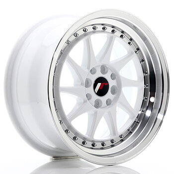 16" JR Wheels JR26 - White Machined Lip