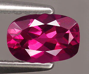 Turmalina rosa natural de primera calidad con corte cojín calibrado de 6x4 mm
