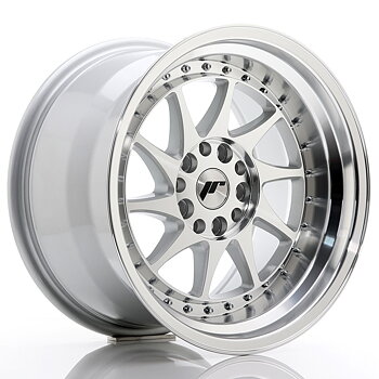 17" JR Wheels JR26 - Silver Machined Face
