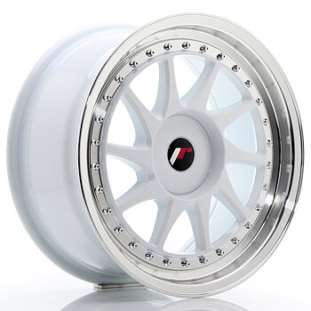 17" JR Wheels JR26 - White Machined Lip