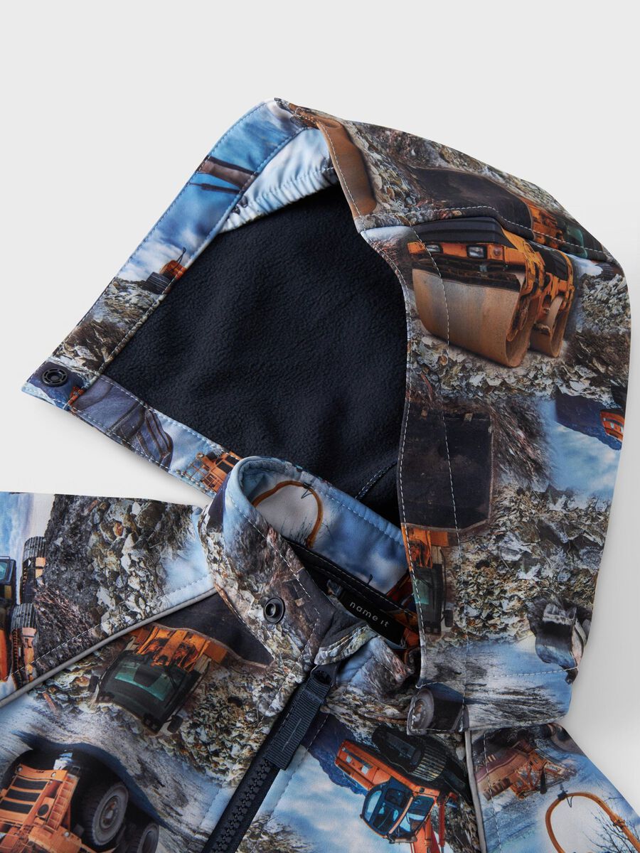 Name it Celestial Blue Alfa  Softshell Suit Digger - 3