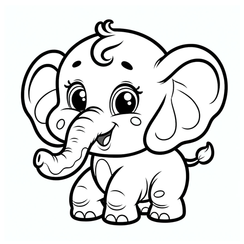 Elefant Glad