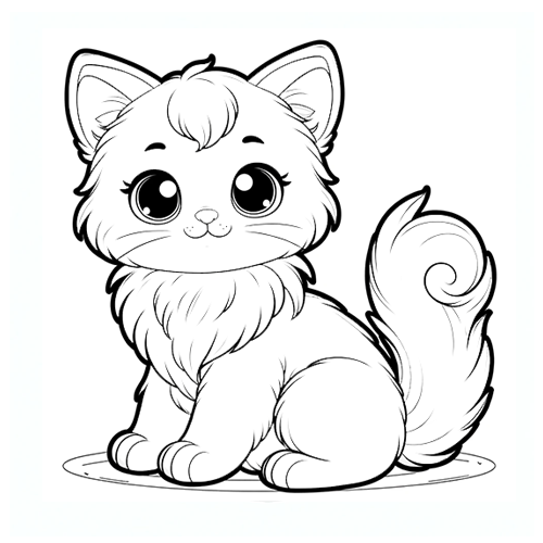 Katt Fluffig