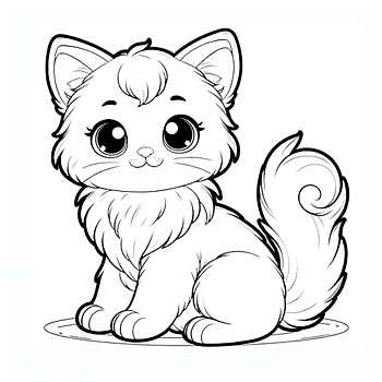 Katt Fluffig