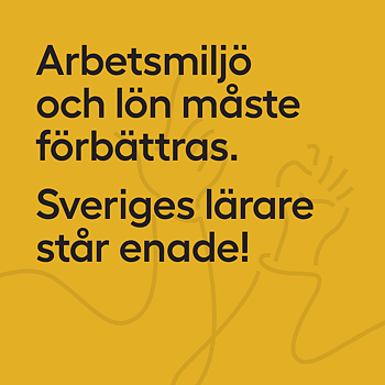 Delningsbild 1 - Arbetsmiljö och lön måste förbättras