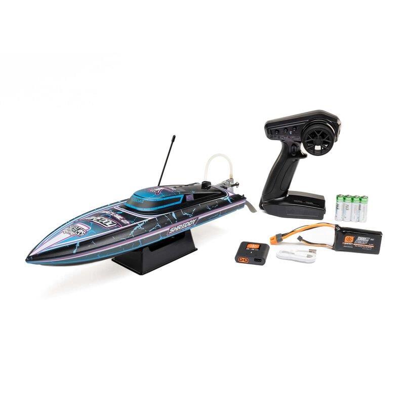 PROBOAT Recoil 2 18tum Self-Righting Brushless Deep-V RTR, Shreddy - 18