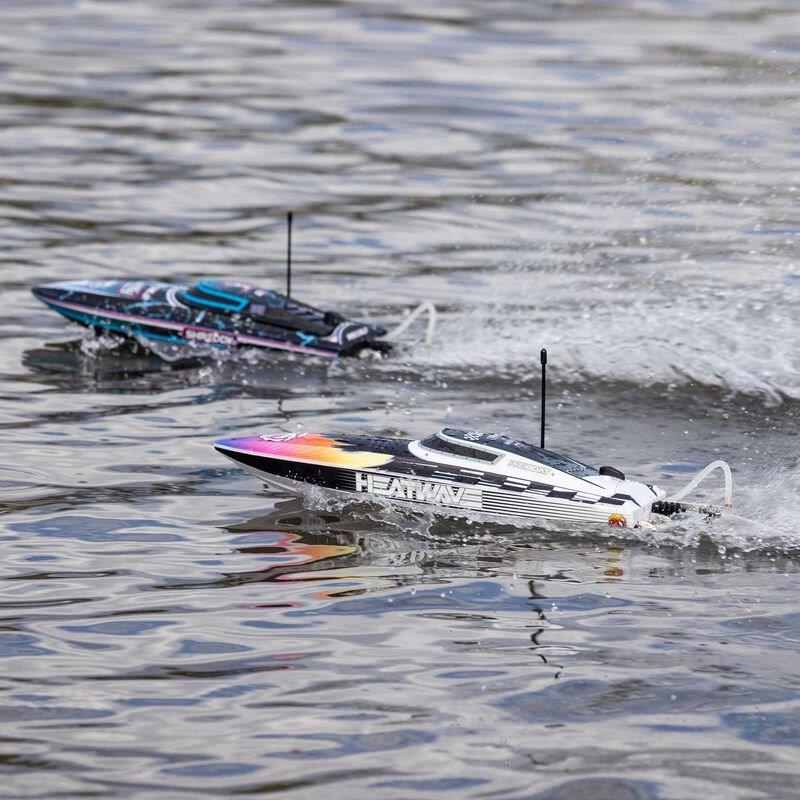 PROBOAT Recoil 2 18tum Self-Righting Brushless Deep-V RTR, Heatwave - 15