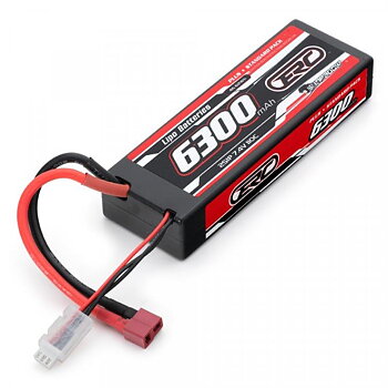 SUNPADOW Li-Po Batteri 2S 7,4V 6300mAh 110C Hard T-Kontakt