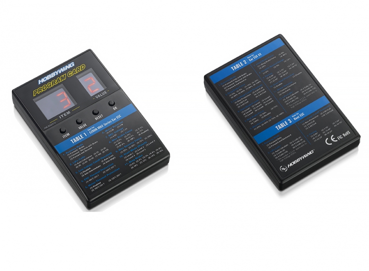 Programeringsdosa Fartreglage LED Generell Hobbywing - 2