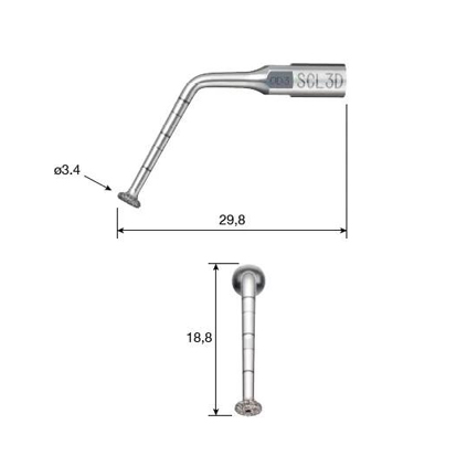 VarioSurg Piezo Diamant spets SCL3D, 1st.