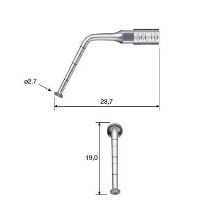 VarioSurg Piezo Tip Diamond SCL1D, 1st.