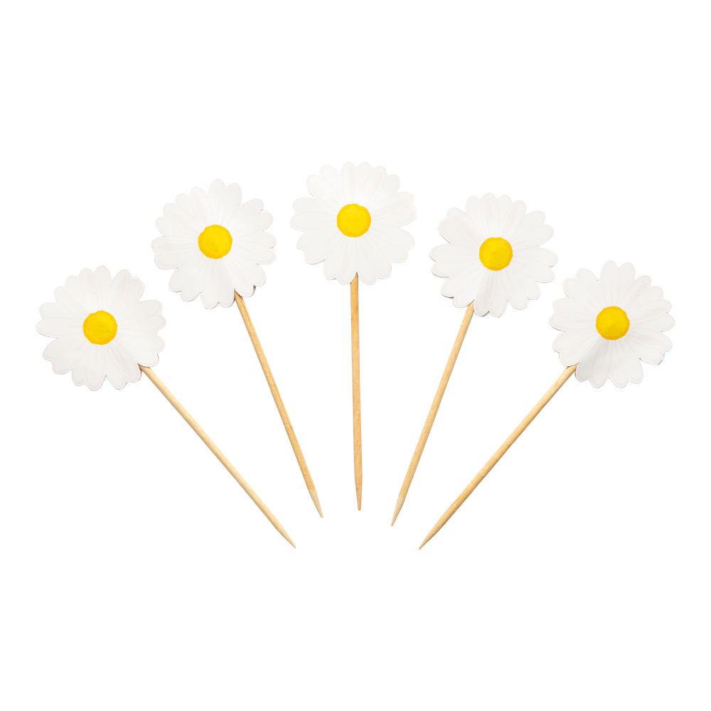 Cake Picks - Prästkragar 10-pack