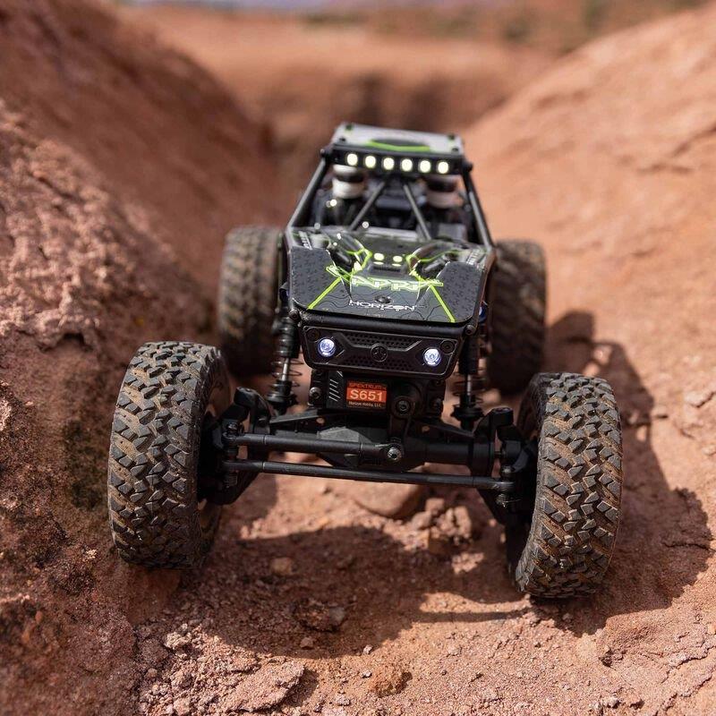 Axial 1/18 UTB18 Capra 4WD Unlimited Trail Buggy RTR, Black - 7