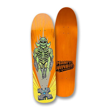 H-street skateboard deck 8.5 Hampus Starfighter shaped