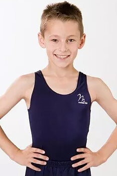 Enfärgad tränings- & tävlingsbody herr, lycra