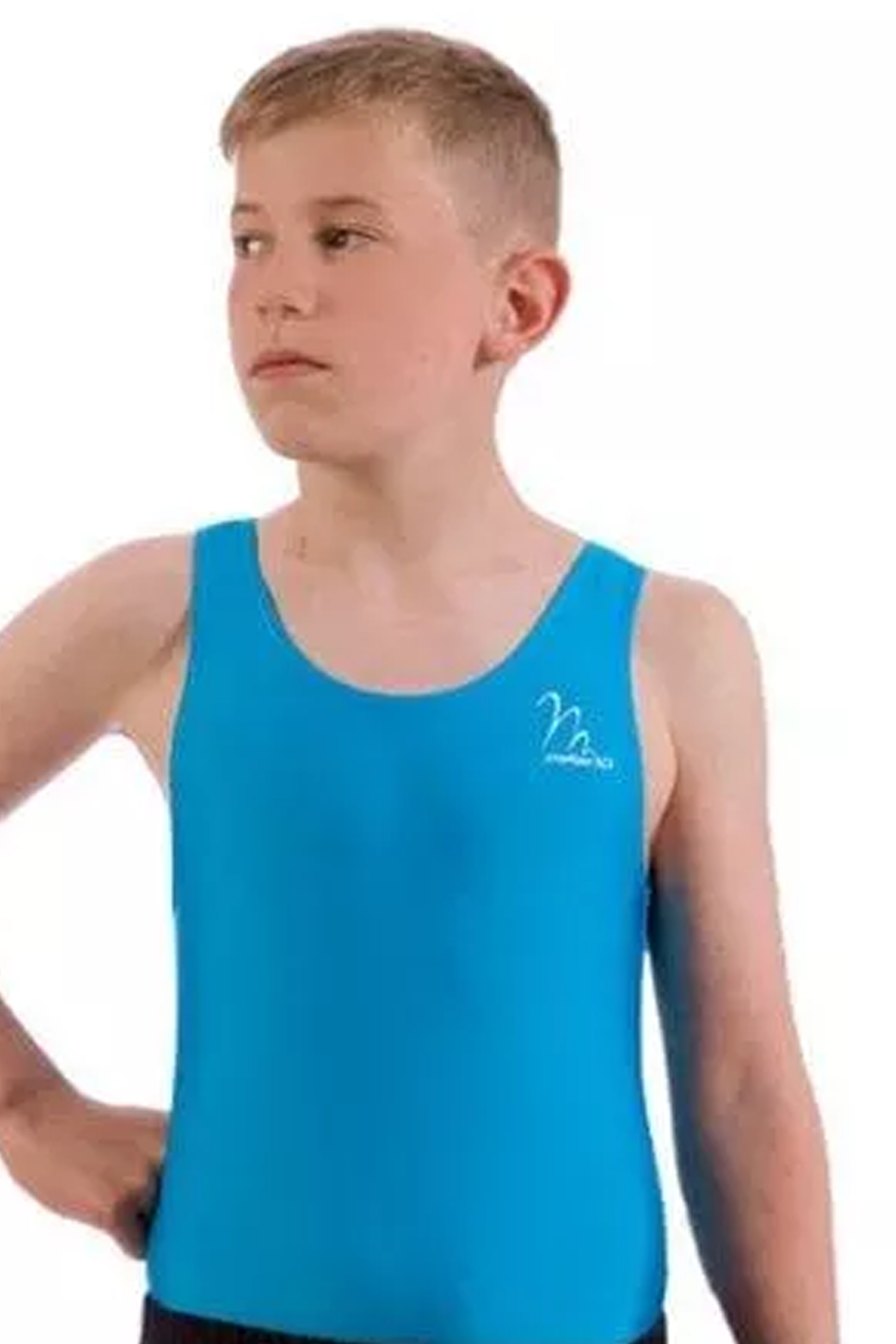 Enfärgad tränings- & tävlingsbody herr, lycra - 5