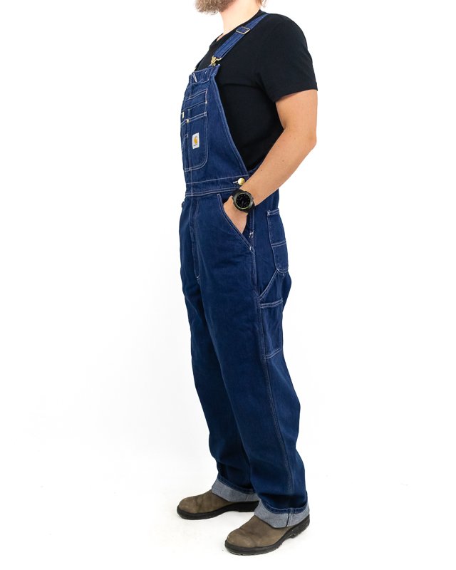 Carhartt Denim Bib Overall Darkstone JHStore