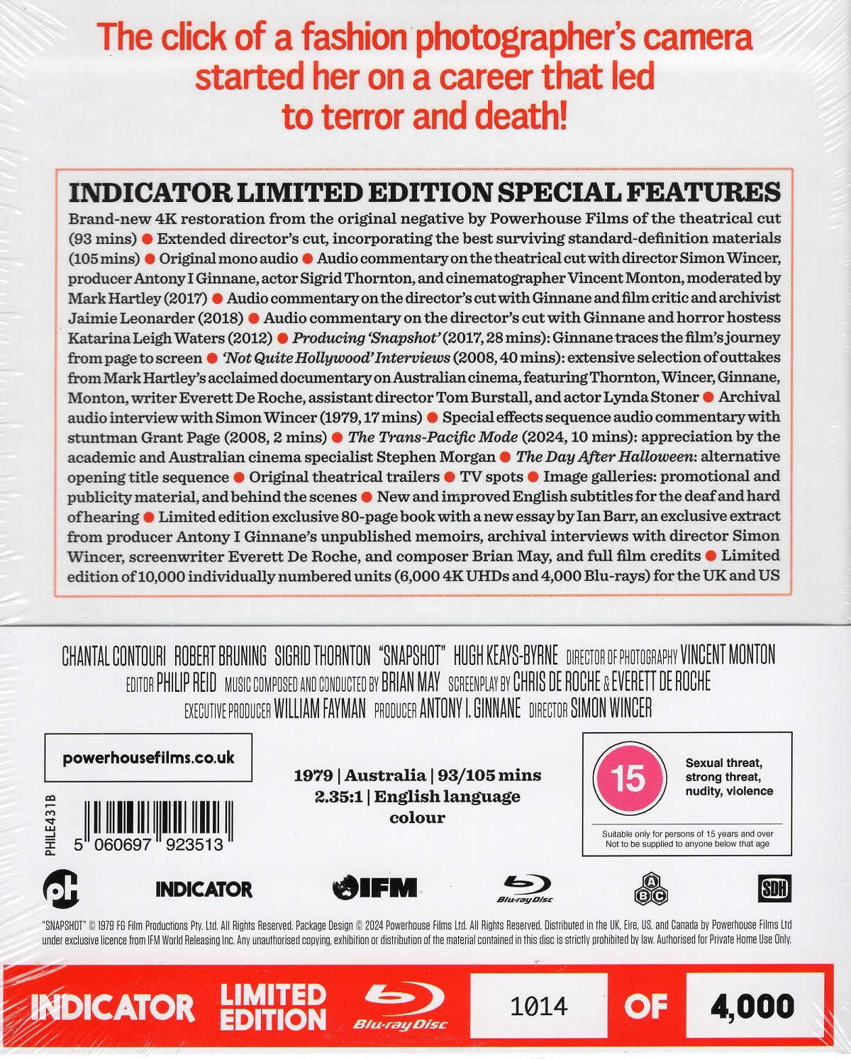 Snapshot (Limited Edition) (ej svensk text) (Blu-ray) - 2