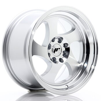 15" JR Wheels JR15 - Machined Silver
