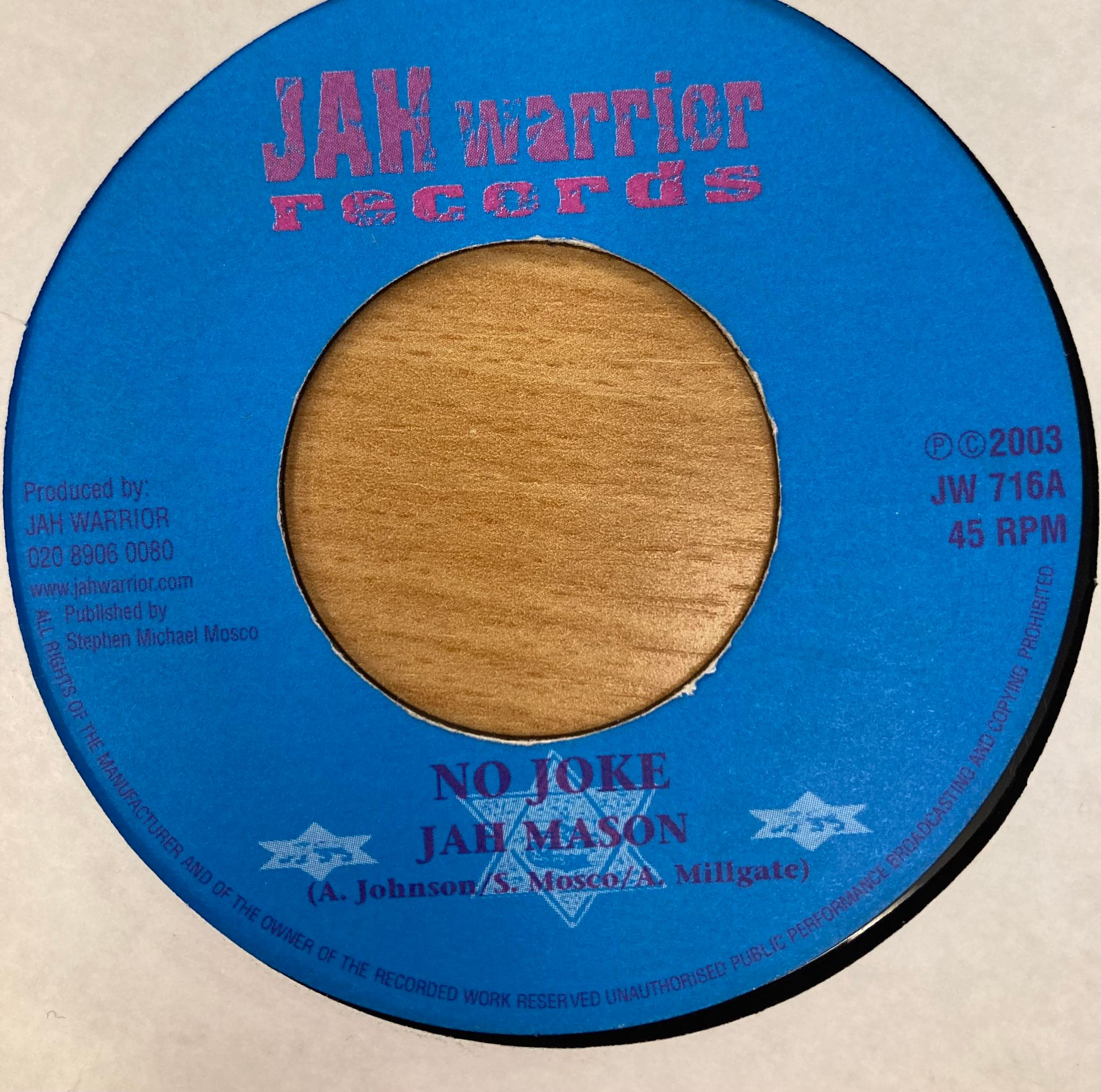 Jah Mason – No Joke
