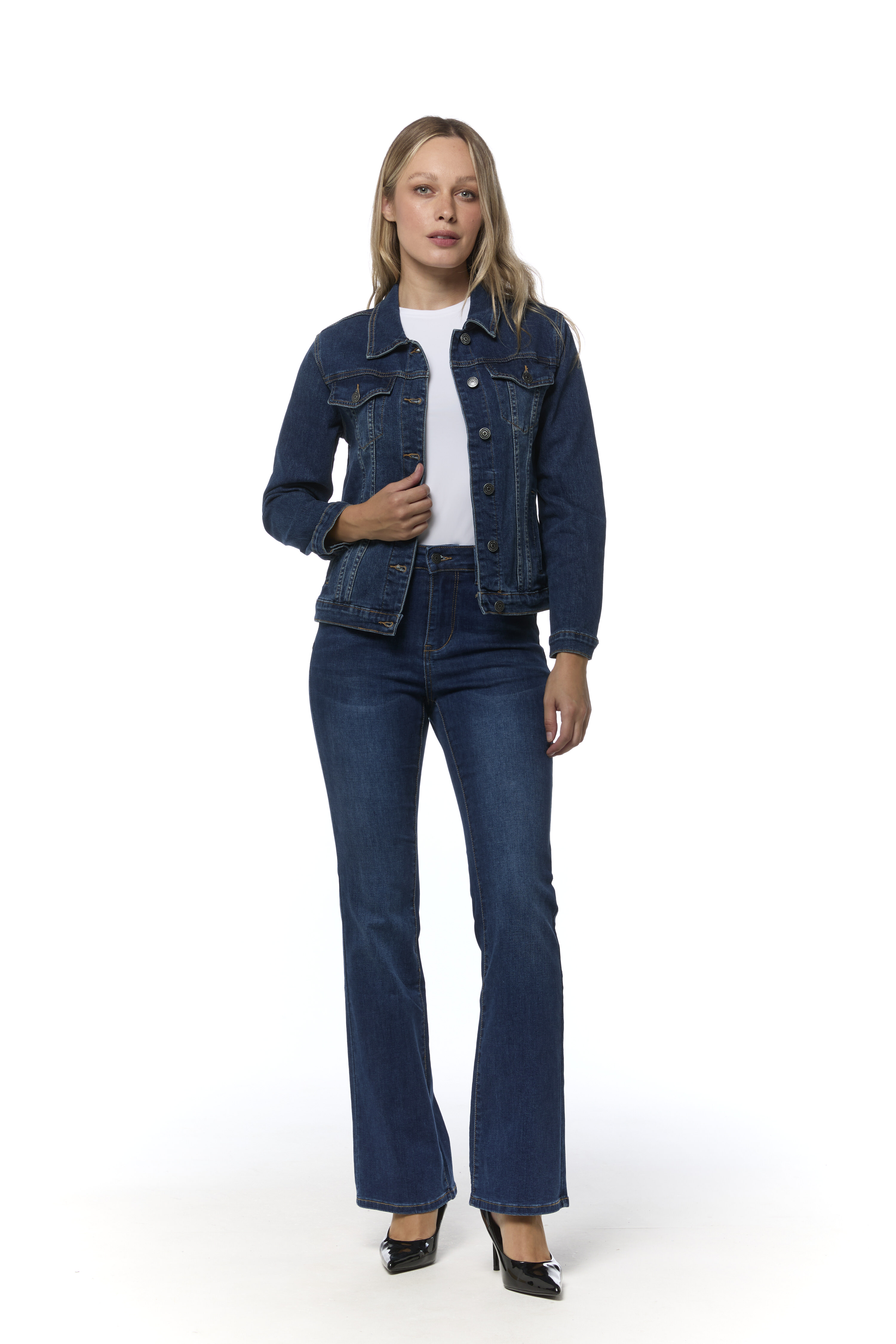 DENIM JACKET Dark Blue - 2