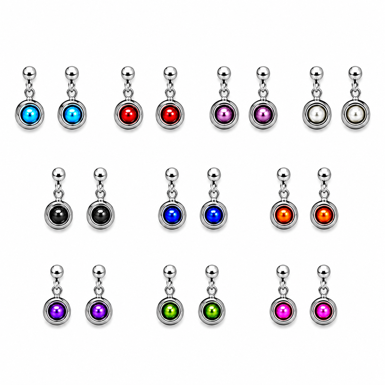 Earrings Iris  Caramelle  10 colors.