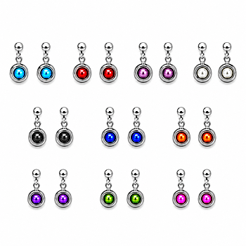 Earrings Iris  Caramelle  10 colors.