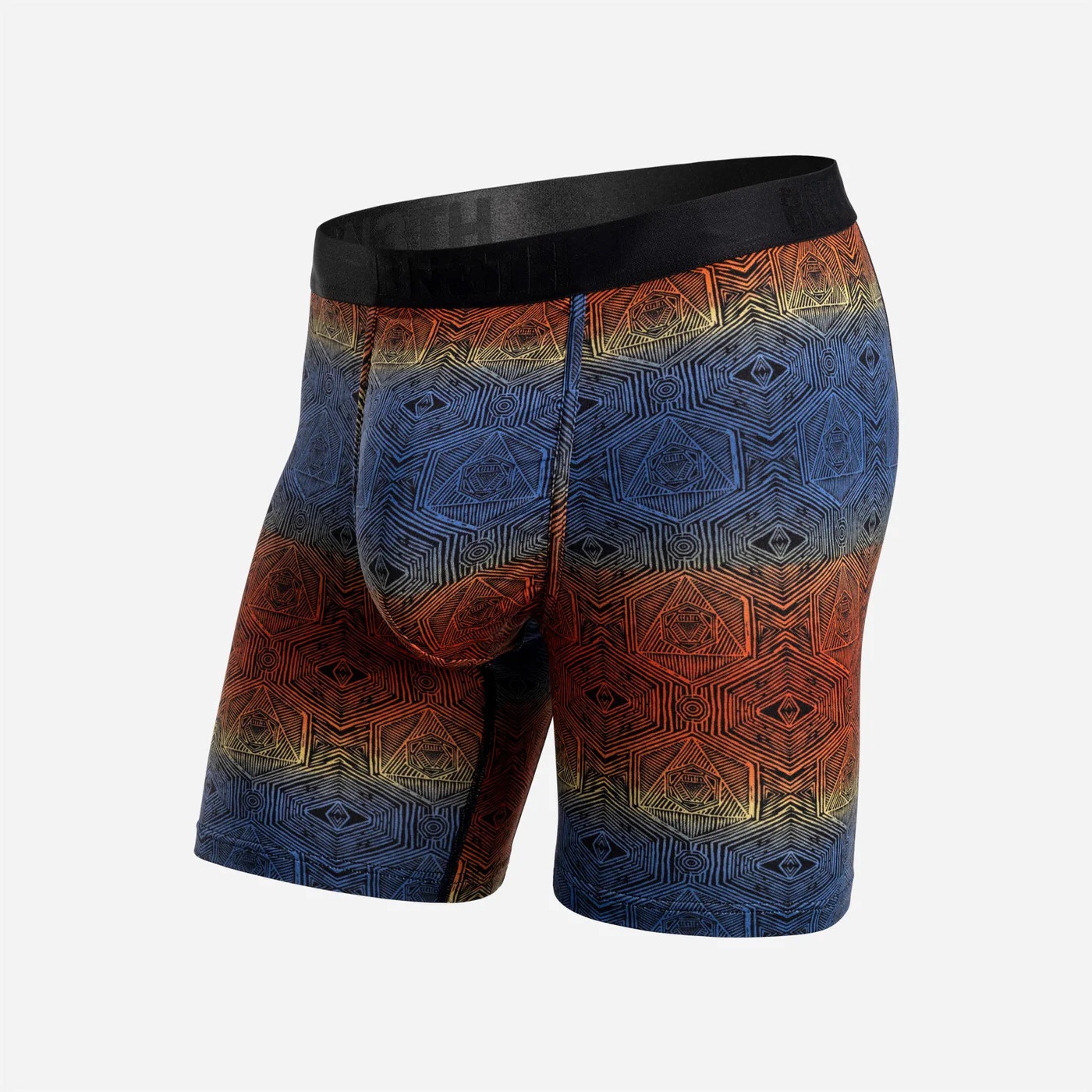 CLASSIC BOXER BRIEF PRINT - GEODANA-BLACK