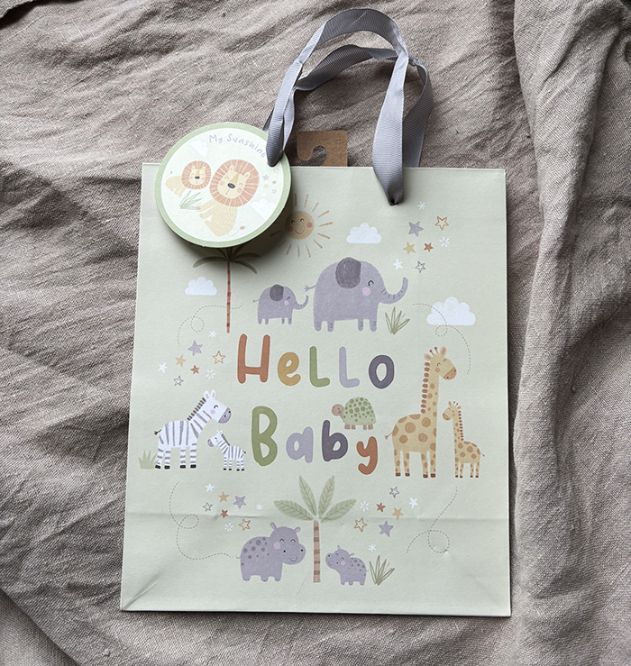 Presentpåse Hello Baby 