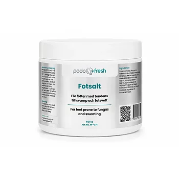Fodbadesalt mod fodsved, fod- og neglesvamp