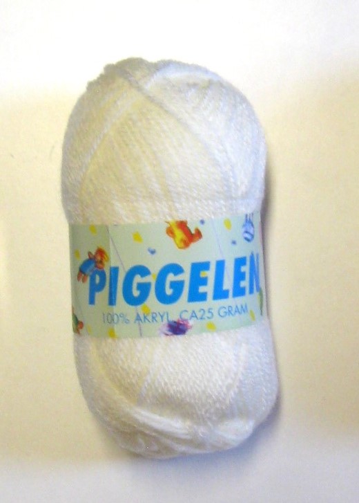 Piggelen. Naturvit. 169