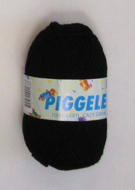 Piggelen. Svart. 168