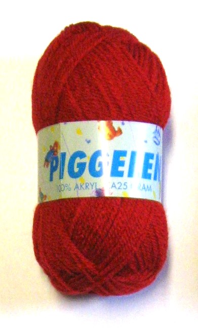 Piggelen. Röd. 172