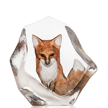 Mats Jonasson Målerås Wildlife Målad Räv