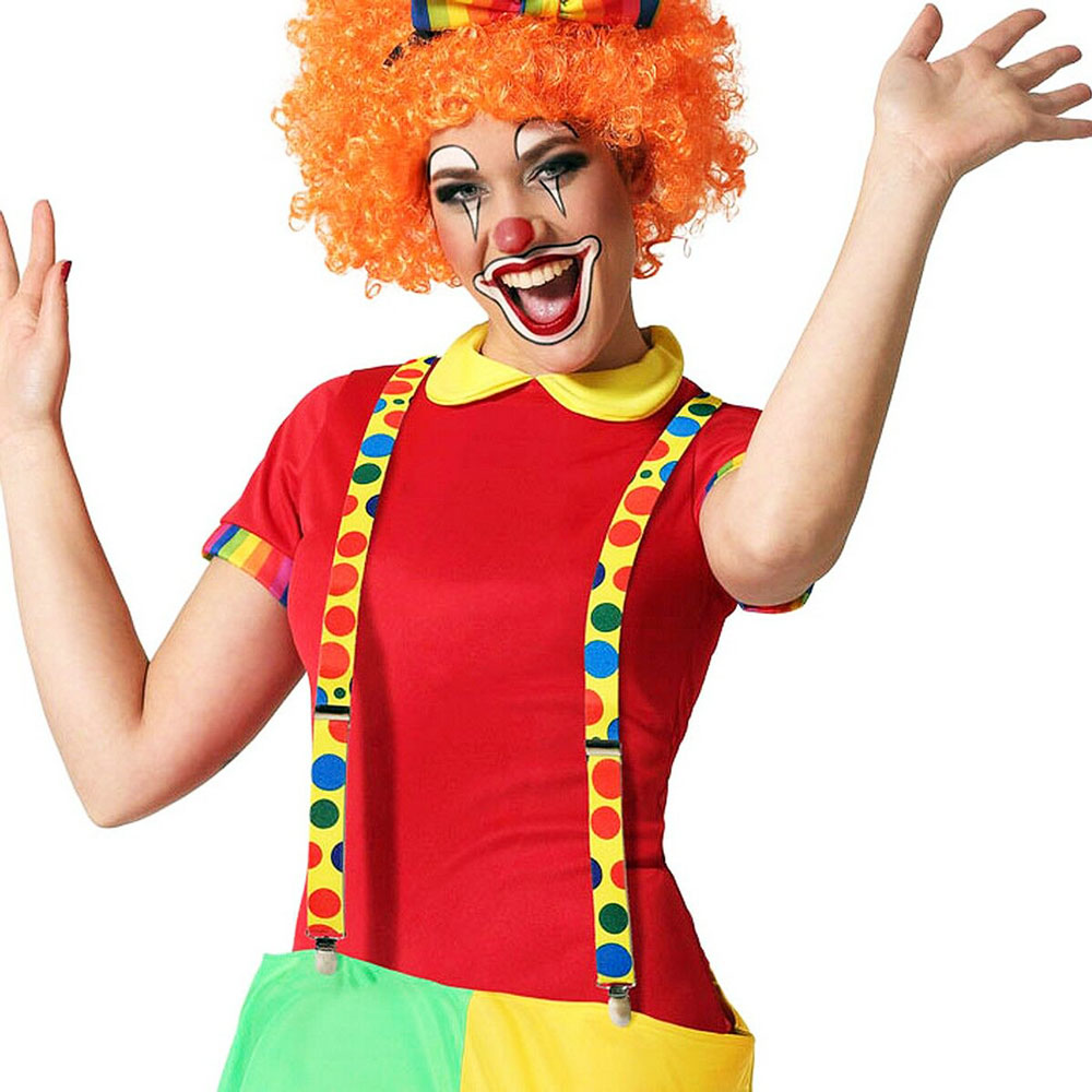 Clown-Hängslen med Prickar på en clown