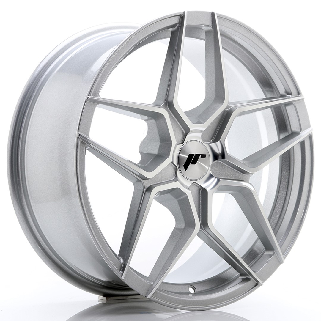 18" JR Wheels JR34 - Silver Machined Face