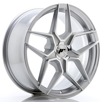 18" JR Wheels JR34 - Silver Machined Face