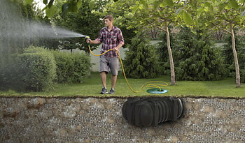 CPX Sluten tank 3000L med bevattningskit standard