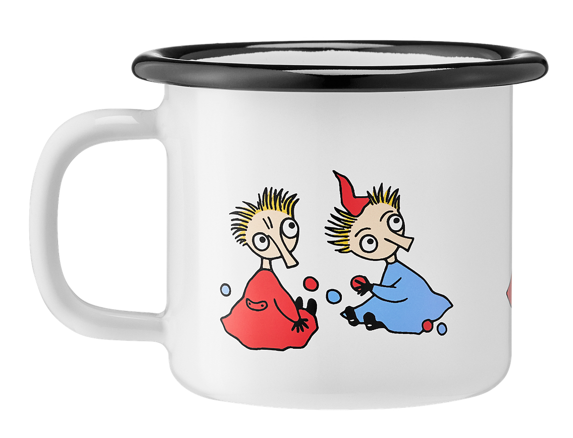 Mumin Emaljmugg 1,5 dl - Tofslan & Vifslan  - 2