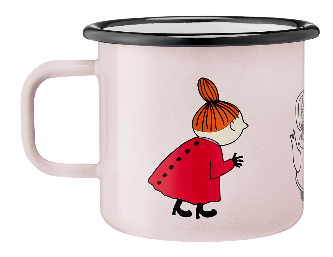 Mumin Emaljmugg 3,7 dl - Lilla My Rosa - 3