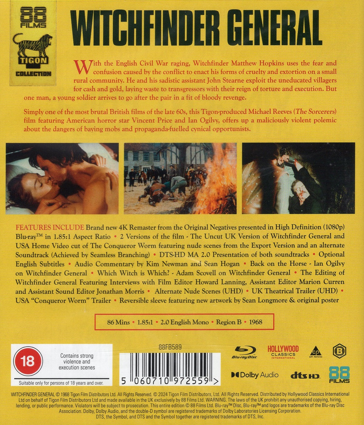 Witchfinder General (ej svensk text) (Blu-ray) - 2