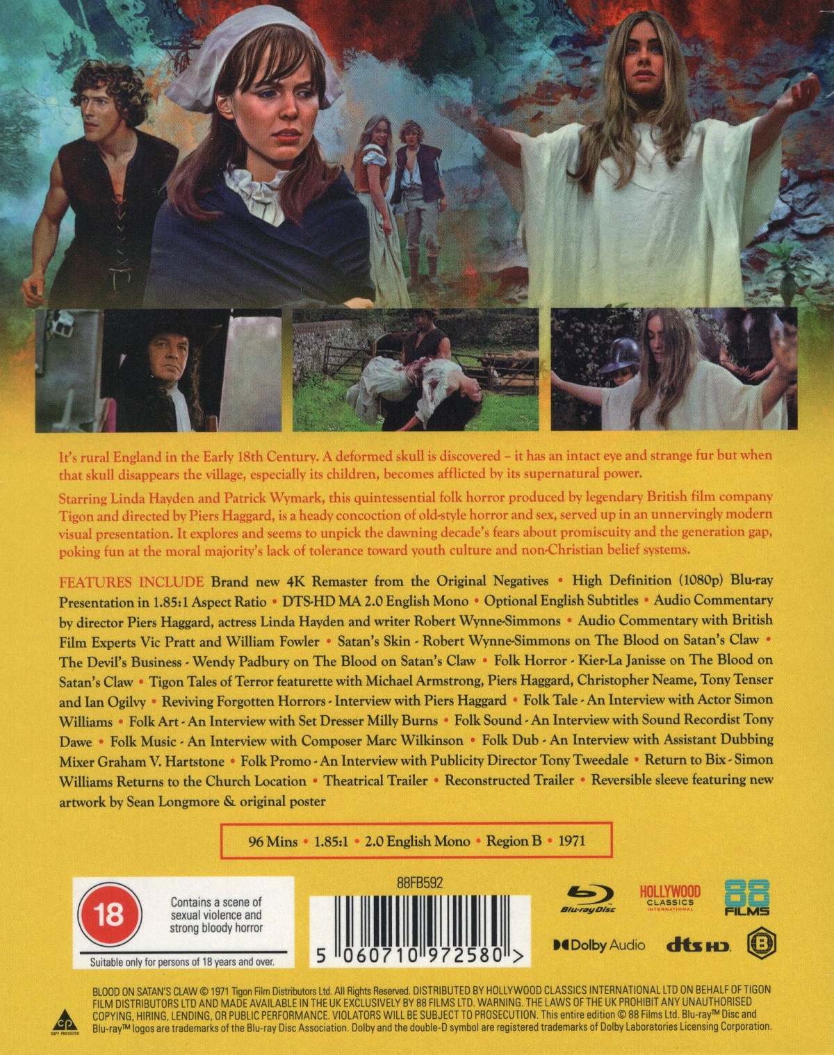 Blood On Satan's Claw (Limited Edition) (ej svensk text) (Blu-ray) - 2