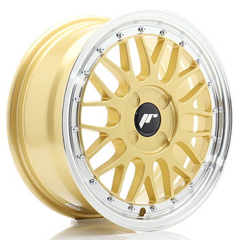 16" JR Wheels JR23 - Gold Machined Lip