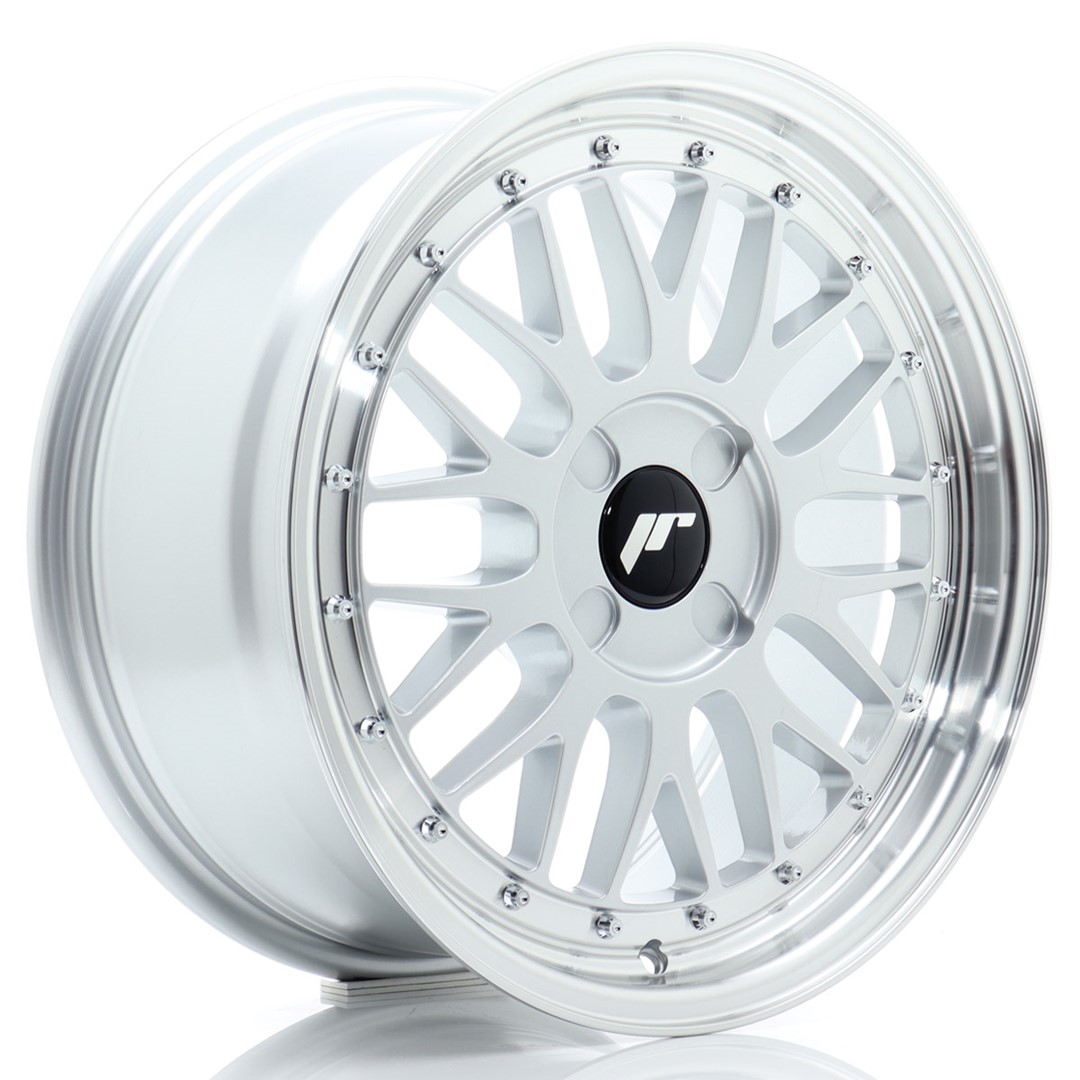 17" JR Wheels JR23 - Hyper Silver Machined Lip