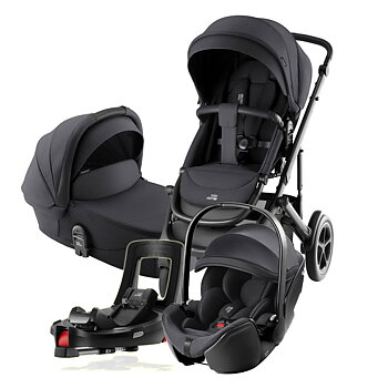 Britax Smile 5Z inkl Liggdel, Baby-Safe PRO Babyskydd och Isofixbas - Paketpris