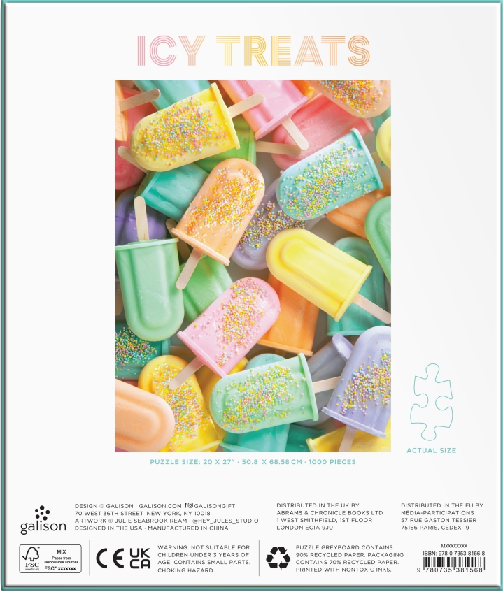 Icy Treats - 1000 Piece Jigsaw Puzzle - 3