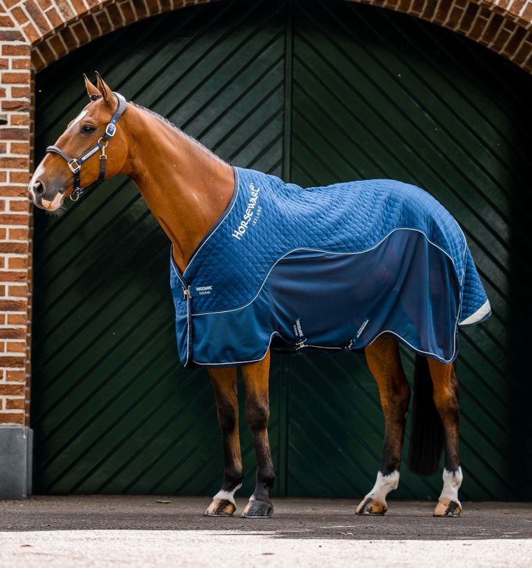 HORSEWARE Signature Travel Rug - Navy  - 2