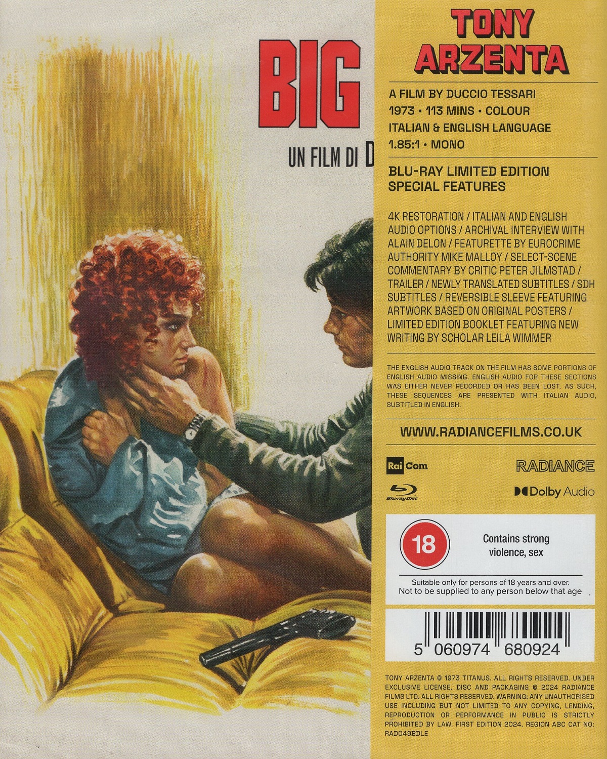 Tony Arzenta (Limited Edition) (ej svensk text) (Blu-ray) - 2