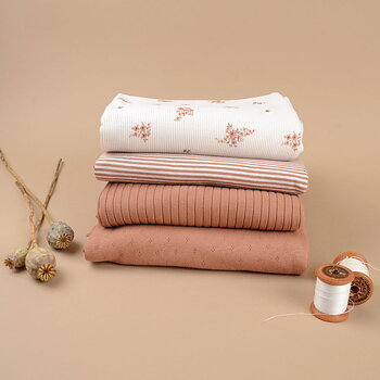 RUSTY FLORALS - RIBBED